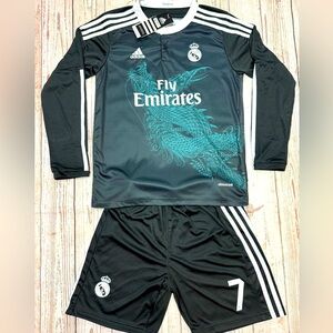 YOUTH Ronaldo Retro Jersey Kids Soccer Dragon Kit (Jersey + Shorts) LARGE (28)